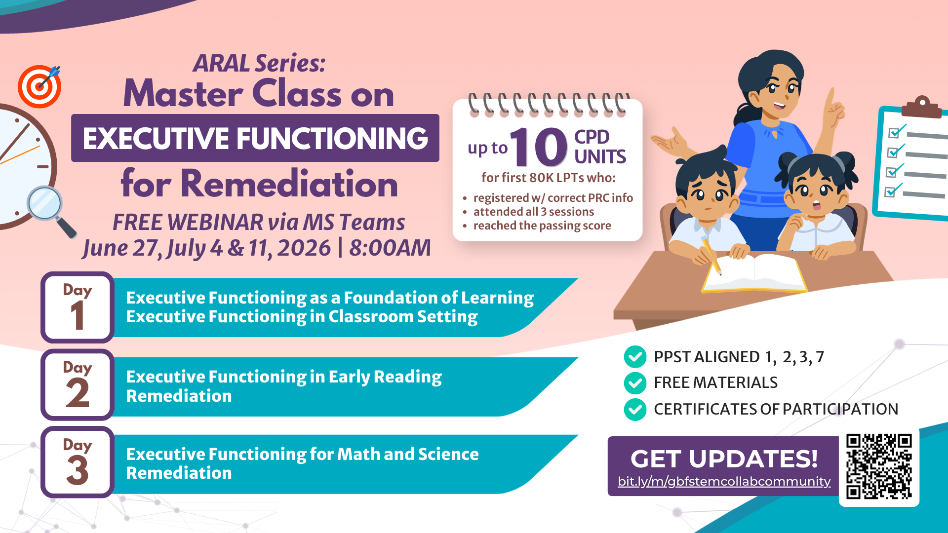 ARAL Series: Master Class on Executive Functioning for Remediation